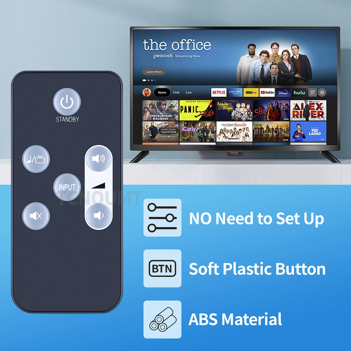 Remote Control For Boston Acoustics Soundbar Tvee 10 Tvee 26 Tvee10 Tvee26