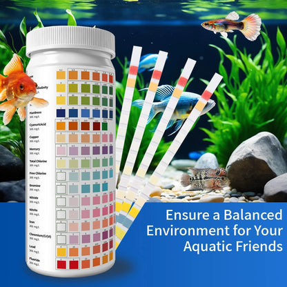 16-in-1 Universal Test Strips - 100pcs Reliable pH Testing Kit for...