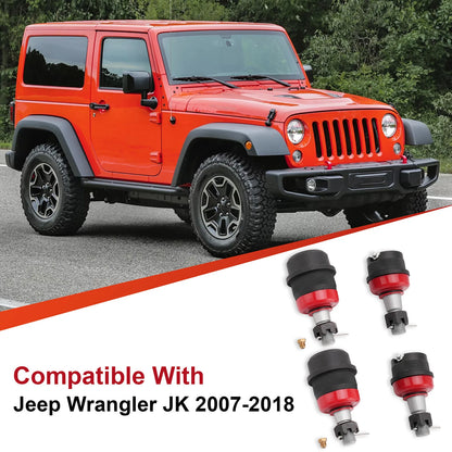Heavy Duty Ball Joints for Jeep Wrangler JK Dana 30 & Dana 44 Axles Set of 4