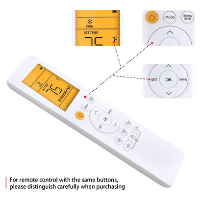 RG10G2(B2)/BGEFU1 Remote Control For Midea Air Conditioner RMW12SQW-B