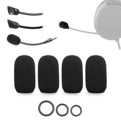 Voarmaks 4-Pack Mic Foam Covers Compatible with Steelseries Arctis 1, 3, 5,...