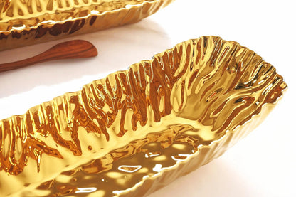 Pampa Bay Rectangular Server (Gold) Small, Gold