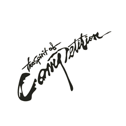 Waterproof The Spirit of Competition Reflective Car Auto Vinyl Decal Sticker
