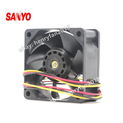 SANYO Denki 9S0612M401 SanAce DC Fan 12V 0.07A 60*60*25MM 3-wire Axial Fan