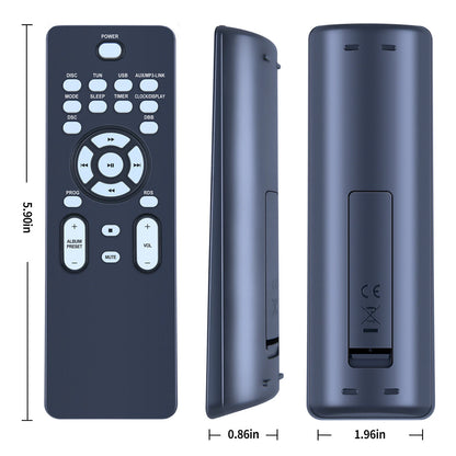Replacement Remote Control For Philips MCM355 MCM355/12 Micro Hi-Fi System