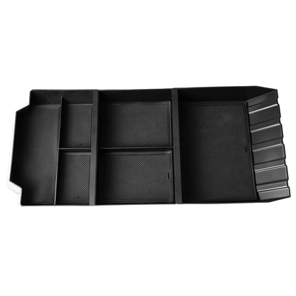 Floor Console Organizer for Tesla Cybertruck 2024+, TPE Storage Tray Box Caddy