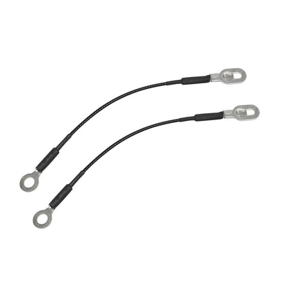 X AUTOHAUX Truck Tailgate Lift Support Cables for Chevy GMC Black,silver