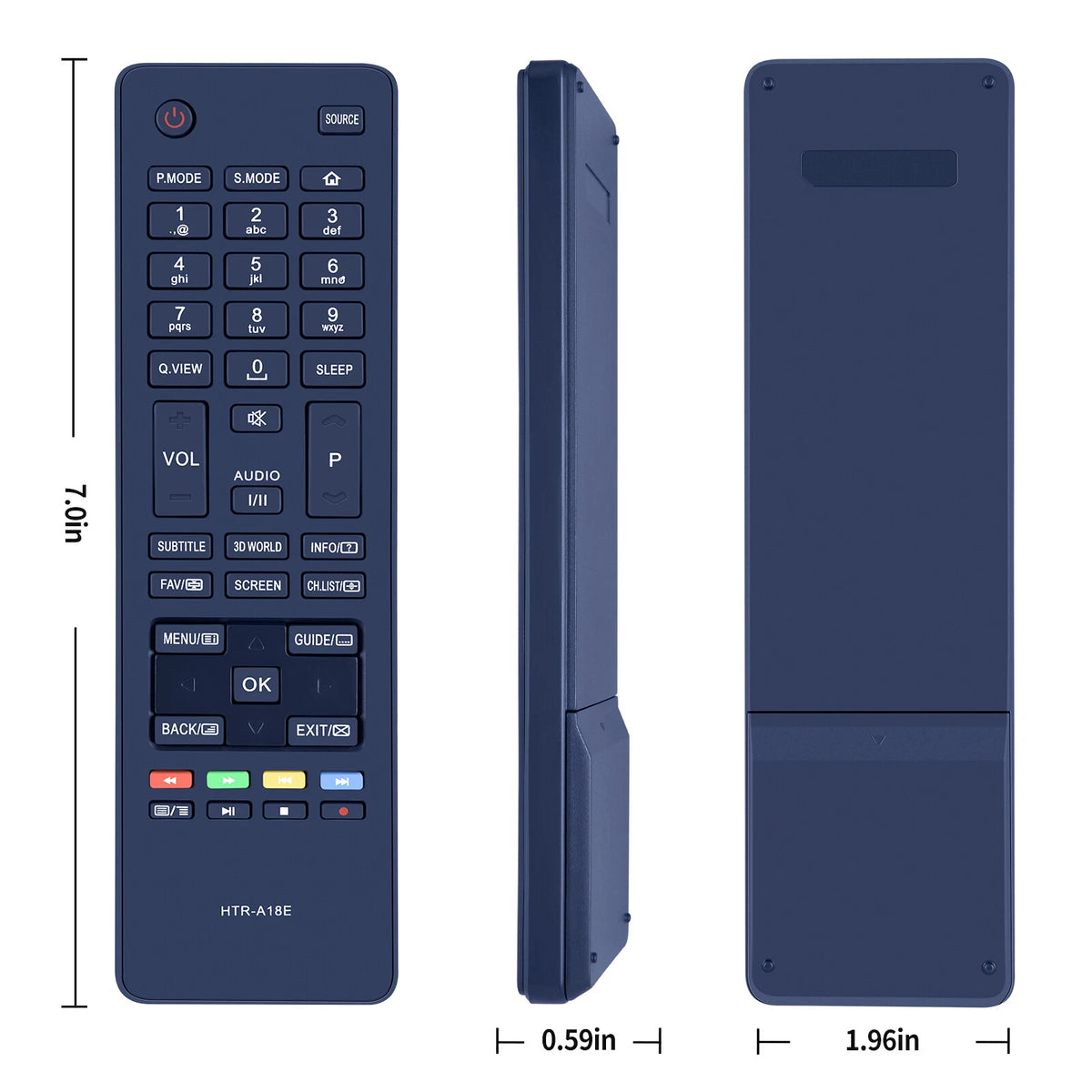 HTR-A18E Remote Control For Haier LCD TV LE22M600F LE24M600F LE24M660F