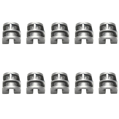 10 Pack Trimmer Head Eyelet Sleeves Fits for Stihl Stops Fraying Cast Aluminum