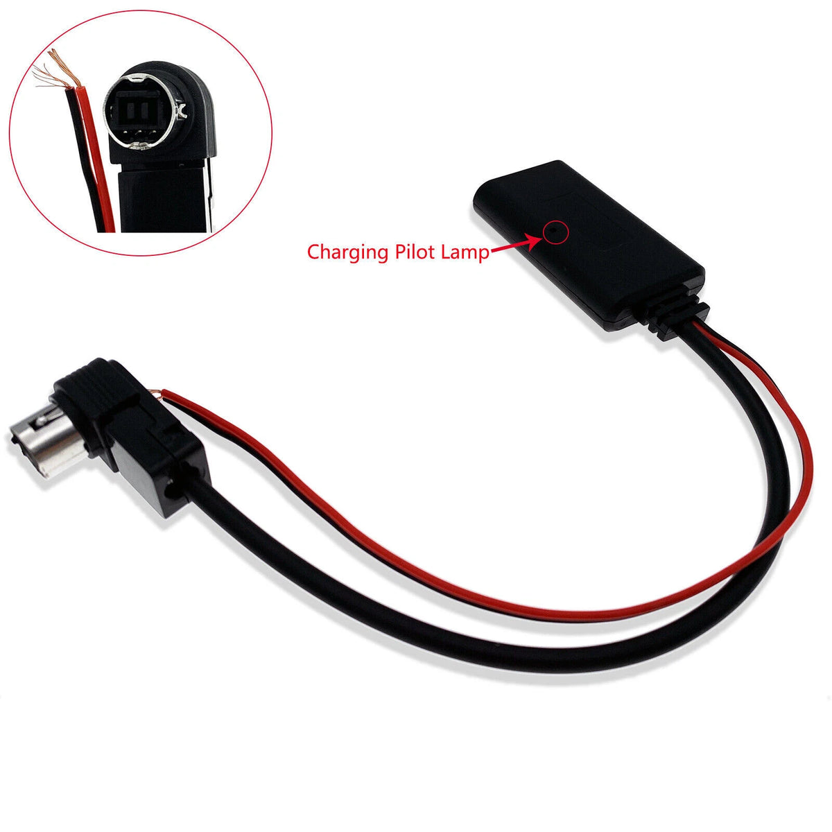 Bluetooth Aux Adapter Cable For Alpine CDA-7893 CDA-7894 CDA-7998 CDA-7998R Accs