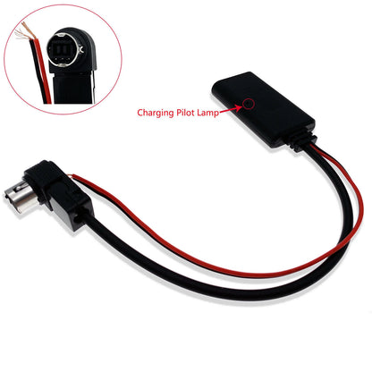 Bluetooth Aux Adapter Cable For Alpine CDA-7893 CDA-7894 CDA-7998 CDA-7998R Accs
