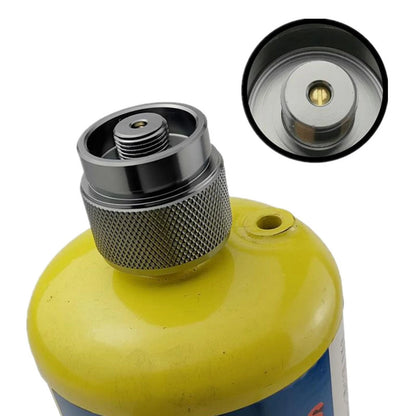 Adapter Camping Propane Small Gas Tank Adapter Input Lindal Output Stove One 1LB