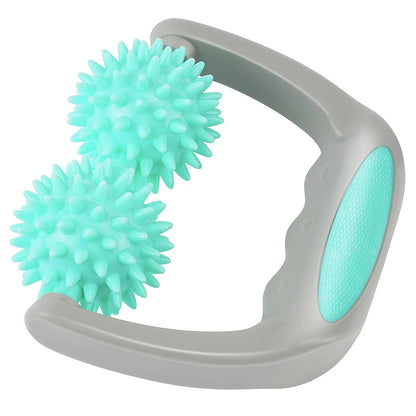 Coolife Fascia Release Spiky Massage Roller, Cellulite Massager - Deep Green