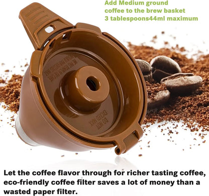 2-Pack Single Serve Ground coffee Brew Basket for Hamiltion FlexBrew Coffee...