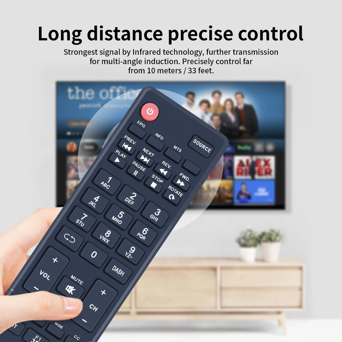 RC-U43 Remote Control For Memorex MLT3252 MLT5552 MLT4352