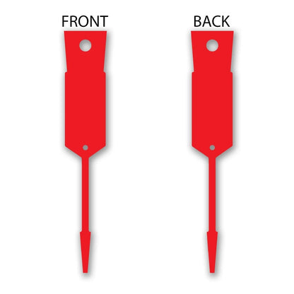 Versa-Tags Red Self-Locking Plastic Arrow Key Tags, 1,000-Pack 1000,