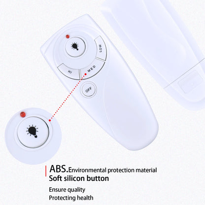 For Hampton Bay UC7083T Ceiling Fan Remote Control White / with Battery