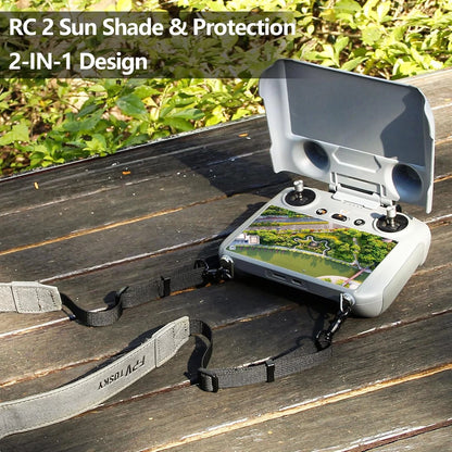 FPVtosky 2-in-1 Mini 5/4 Pro RC 2 Sun Hood & RC2 Protective Cover, Grey