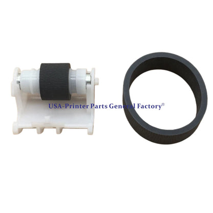 Feed Separation Pickup Roller Rubber Tire Fits For EPSON L1118 L3119 L3106 L3118