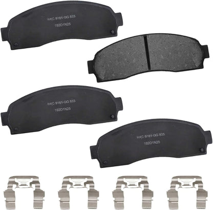 Bendix Premium SBC833 Ceramic Front Brake Pads for Select Models Ford...