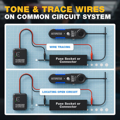 VDIAGTOOL V210 Wire Tracer Electrical Automotive Open & Short Finder Blue