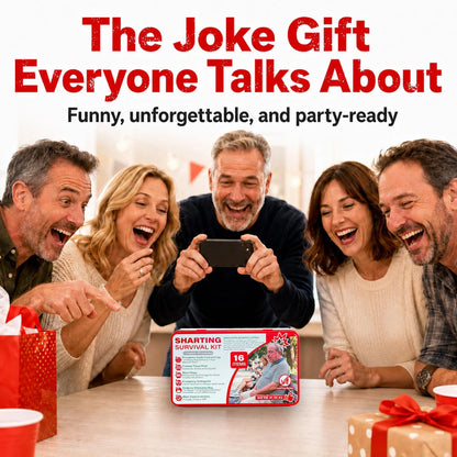 Hawkrown Sharting Survival Kit, Funny Gag Gifts for Men, 40th 50th 60th...