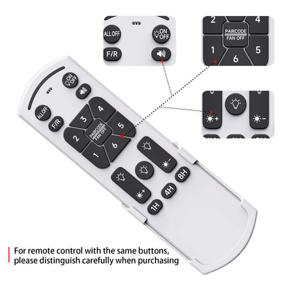 Remote Control For Coolbull Outdoor Ceiling Fans with Light