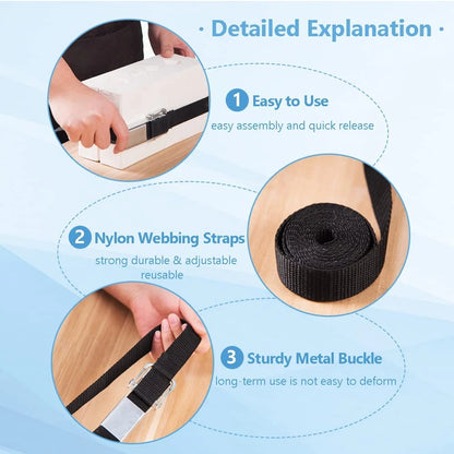 Plaster Mold Banding Straps for Potters Ceramic, Home Crafters - 4 inches, 4'