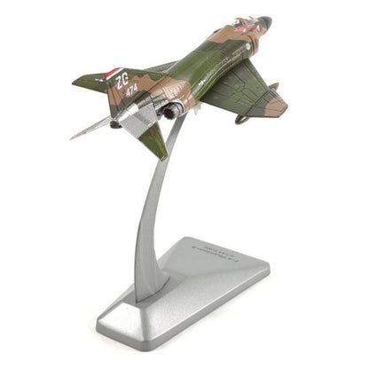 Durable 14cm Diecast Alloy 1/144 Scale USAF F-4 Phantom II Fighter Model Gift