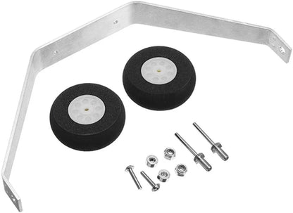 1 Set Aluminum 25-40 Class Landing Gear Wheel Kit DIY Parts for RC Airplane...