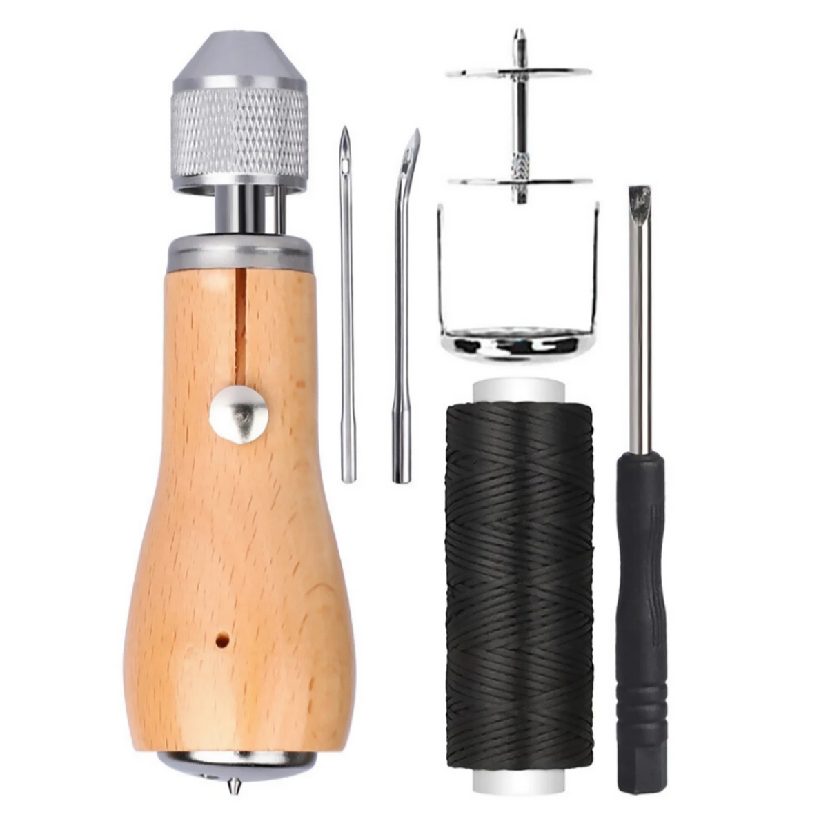 Sewing Awl Tools Kit Leather Sail & Canvas Repair DIY Handmade Accessories E