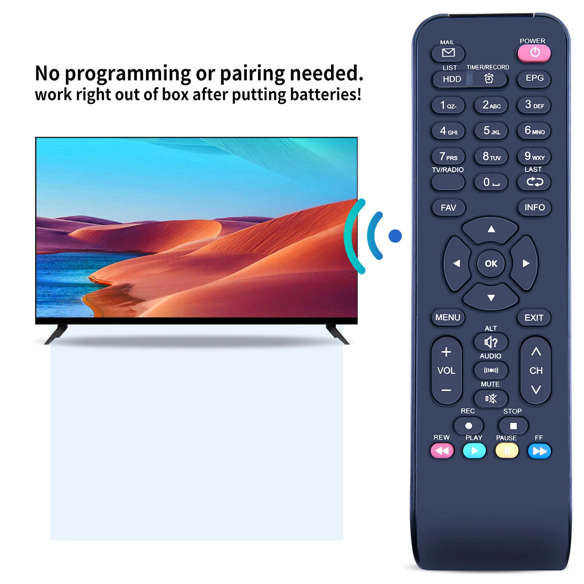 Replacement Remote Control For Sun Direct HD Setup Boxes