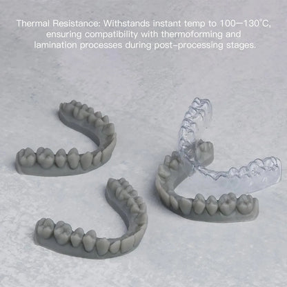 Cretbee Dental Orthodontic Model 3D Printer Resin Low 1000g, Light Grey