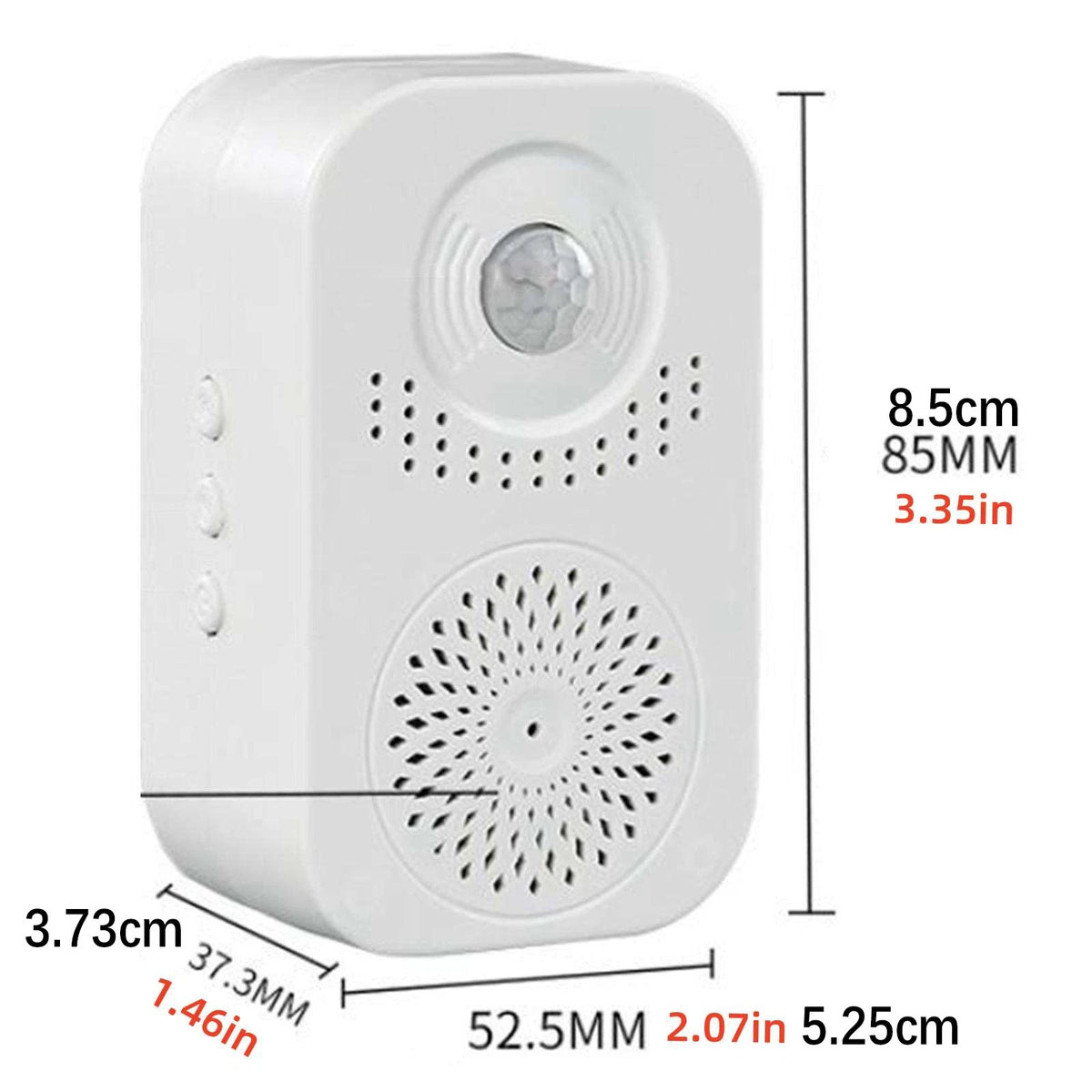 Welcome Infrared Chime Doorbell Wireless 3-Level Adjustable Volume Door Bell