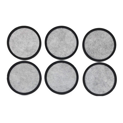 Xcivi Replacement Coffee Maker Water Filtration Set Filter 7 Piece Set, Black