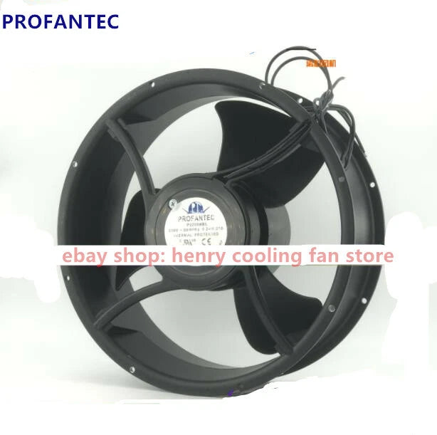 For PROFANTEC P2259HBL 230V 0.24A 254x89mm Electric control cabinet cooling fan