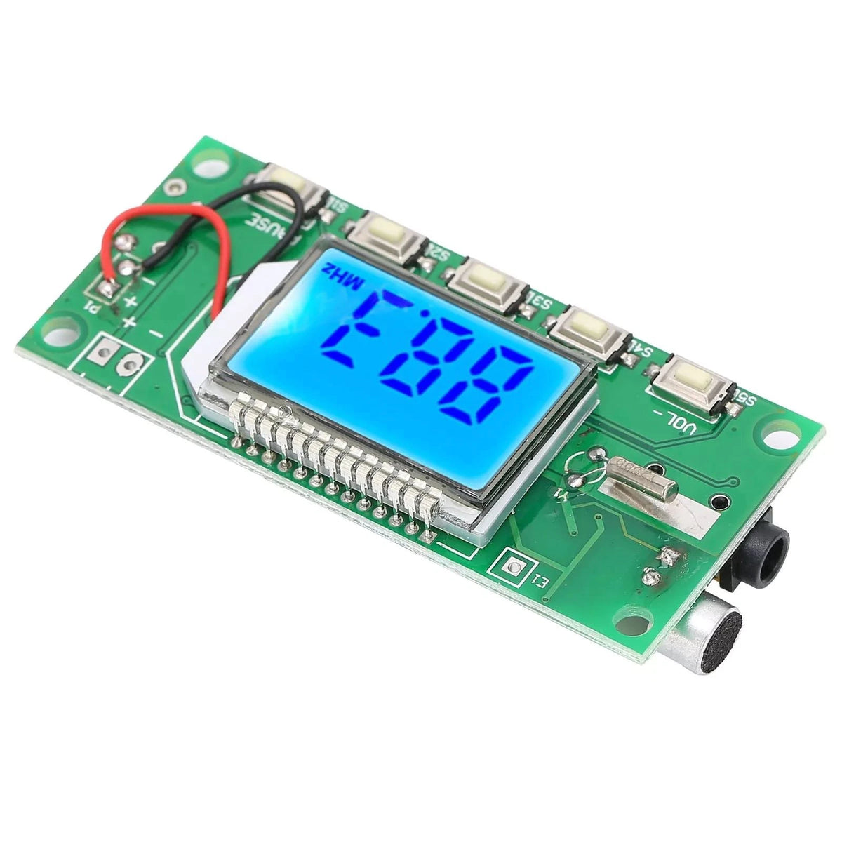 1* FM Module PCB Board W/LCD Display Digital FM Radio Projects Accessories