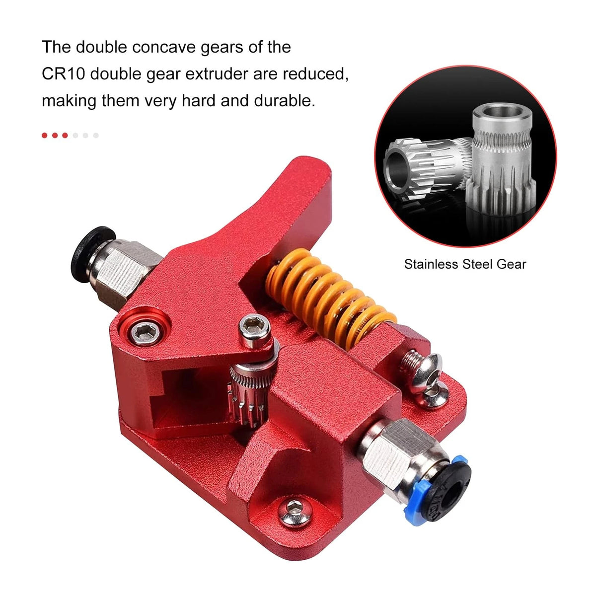 Extruder Gear, 3D Printer Accessories Upgraded Gear Drive...