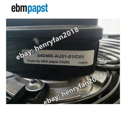 Ebmpapst S4D450-AU01-01/C01 Axial Fan 400VAC ??450MM 0.61A Condenser Cooling Fan