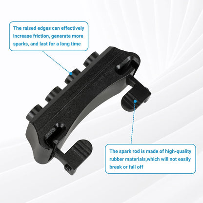 EOPOAYI 2 Pcs Spark Cartridge Compatible with Razor Flash Rider 2 Pack, Black