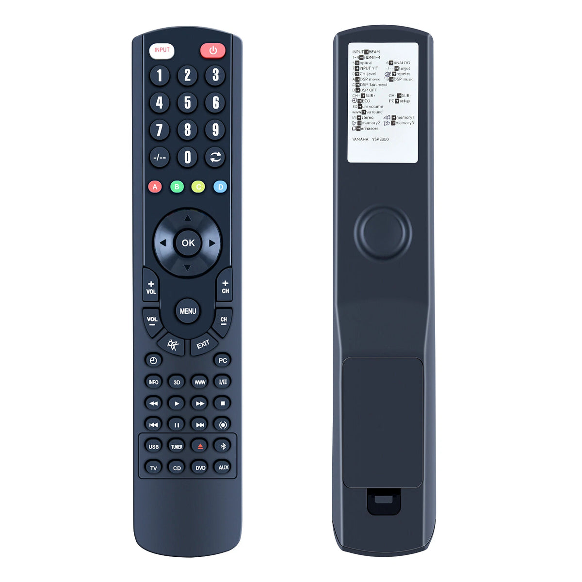 Replacement Remote Control For Yamaha FSR131 FSR133 YSP-3300 YSP-4300 Z011640