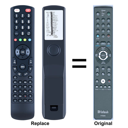 Replacement Remote Control For Mcintosh HR085，D1100