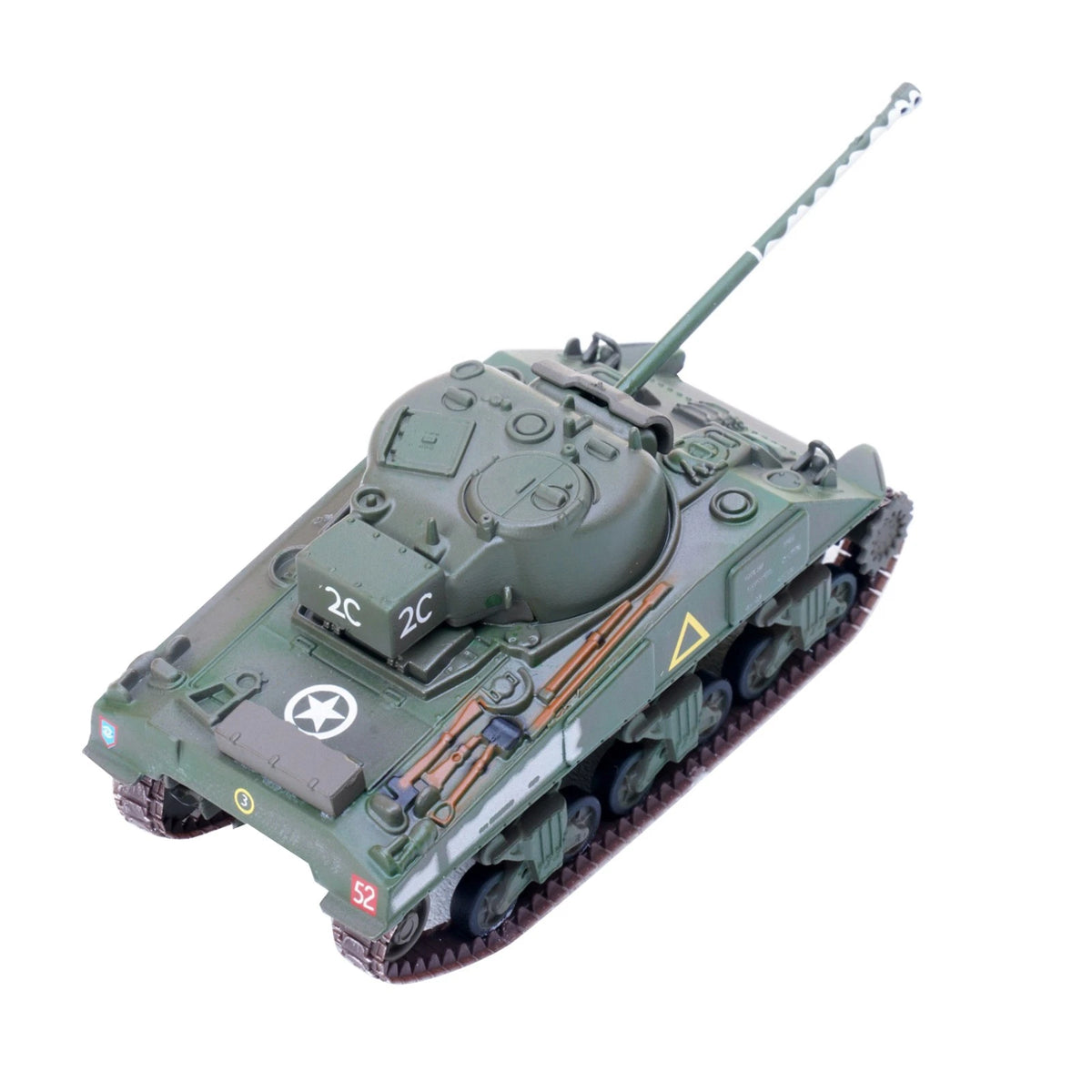 For Airfix 10cm Alloy 1/72 WWII Britain Sherman Firefly Tank Finished Model Gift