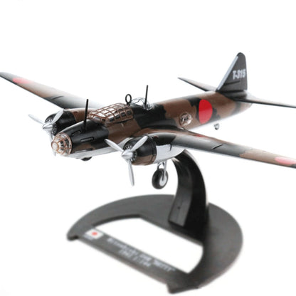 17cm Alloy 1/144 Scale WWII G4M Betty Bomber Airplane Model Plane Toy Gift Decor
