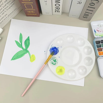 20 Pack Paint Tray Palettes for Kids, Plastic White Students,...