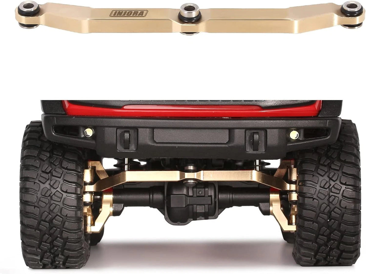 INJORA Brass Steering Link for TRX4M Upgrade Parts 1/18 RC Crawler