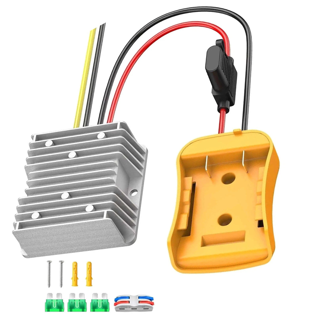 1 Peak 100W Step Down Converter for DeWalt 20V Power Wheels Battery Adapter DC