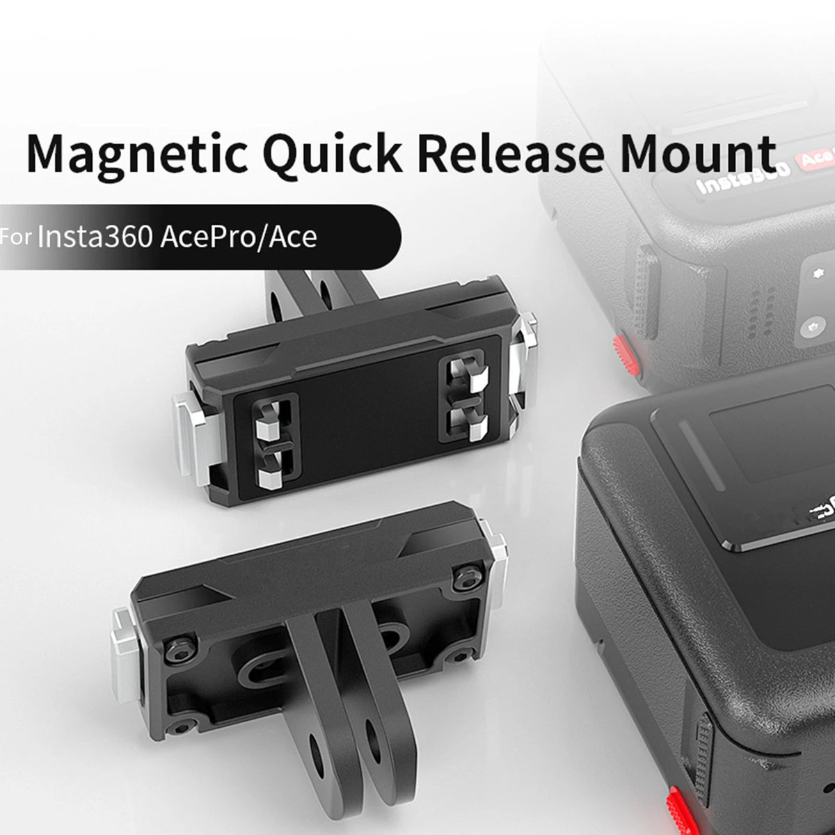 1*ABS Camera Magnetic Quick Release Mount Base Adapter For Insta360 AcePro/Ace