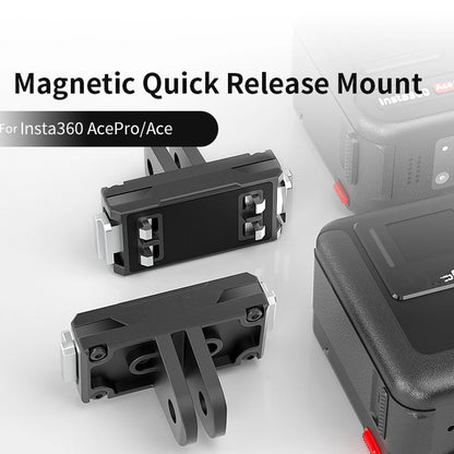 1*ABS Camera Magnetic Quick Release Mount Base Adapter For Insta360 AcePro/Ace