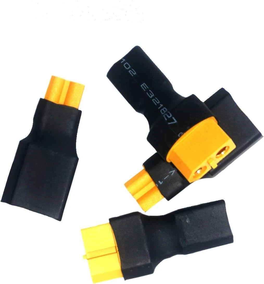 2Pair ShareGoo RC XT30 to XT60 Plug Female Male Adapter Connector for Black